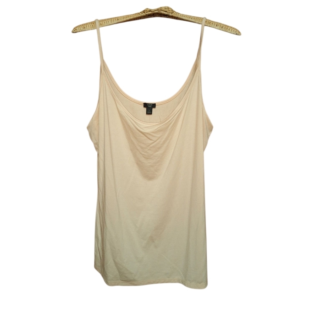 J. Crew 365 Stretch Camisole Top Ladies Large NWT L2281 SPI color Preppy - Picture 2 of 6